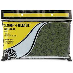 Woodland Scenics Model Scenery - Clump Foliage, 55 cu. in., Light Green