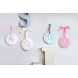 Pearhead Babyprints Keepsake - Four Keepsakes on Wall
