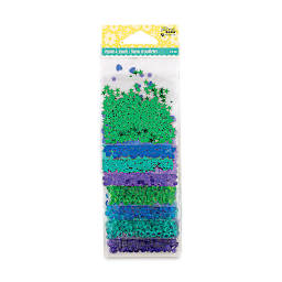 Jillibean Soup Sequins and Jewels - Front of package of 8 Cool Colors