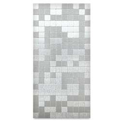 Metal Tile Half Sheets - 15 mm Square Stainless Steel Tile on half sheet