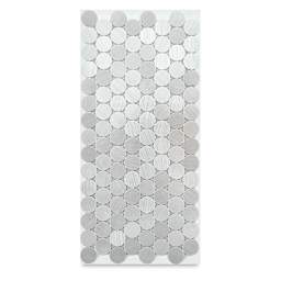 Metal Tile Half Sheets - Round Stainless Steel Tile on half sheet