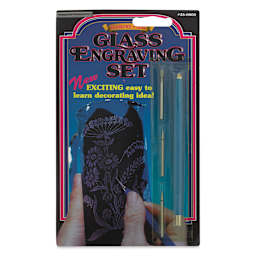 Armour Glass Engraving Set, front of the packaging