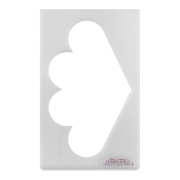 Arnold Grummer's Template Collections - Single Folding Heart Template