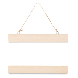 Unfinished Wood Wall Art Hanger