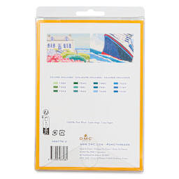 DMC Tapestry Wool - Ocean & Sky, 8 m, Set of 12 back of packaging