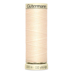 Gutermann Sew-All Polyester Thread - Ivory, 110 yd Spool