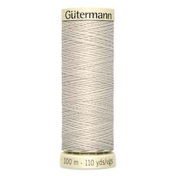 Gutermann Sew-All Polyester Thread - Dark Bone, 110 yd Spool