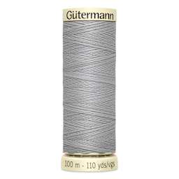 Gutermann Sew-All Polyester Thread - Mist Gray, 110 yd Spool