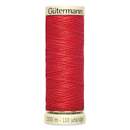 Gutermann Sew-All Polyester Thread - Flame Red, 110 yd Spool