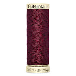 Gutermann Sew-All Polyester Thread - Maroon, 110 yd Spool