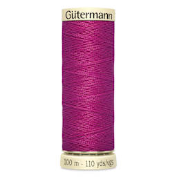 Gutermann Sew-All Polyester Thread - Fuchsia, 110 yd Spool