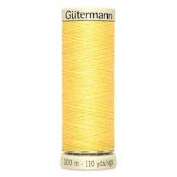 Gutermann Sew-All Polyester Thread - Lemon Peel, 110 yd Spool