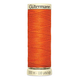 Gutermann Sew-All Polyester Thread - Orange, 110 yd Spool