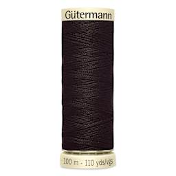 Gutermann Sew-All Polyester Thread - Brown, 110 yd Spool