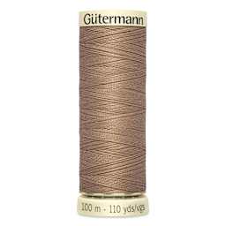 Gutermann Sew-All Polyester Thread - Tan, 110 yd Spool