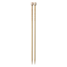 Clover Takumi Bamboo Straight Knitting Needles - Size 7, 9" Long