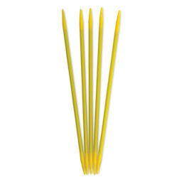 Lion Brand Double Point Knitting Needles - Size 8, 5 mm, Pkg of 5 (out of package)