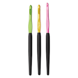 Susan Bates Ergonomic Crochet Hook Set - Set of 3, US I9, J10, and K10