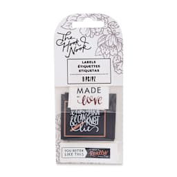 The Hook Nook Project Labels - Sew-On Cloth Labels, Package of 9