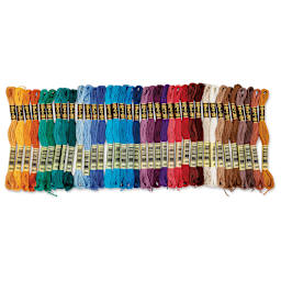 DMC Cotton Embroidery Floss - Anniversary, Set of 36 (Out of packaging)