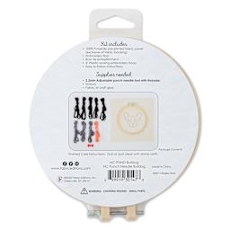 Needle Creations Needle Punch Kit - Dog, back of the packaging
