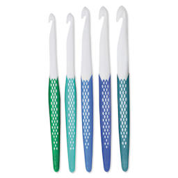 Crochet Hook Sets - Large, Set of 5, outside of packaging.