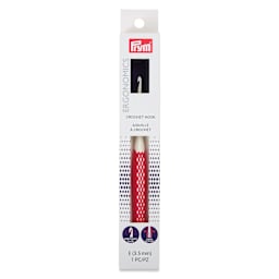 Prym Ergonomics Crochet Hook - E, front of the packaging