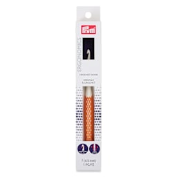 Prym Ergonomics Crochet Hook - 7, 4.5 mm, front of the packaging