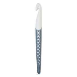 Prym Ergonomics Crochet Hook - P, hook in upright position outside of the packaging