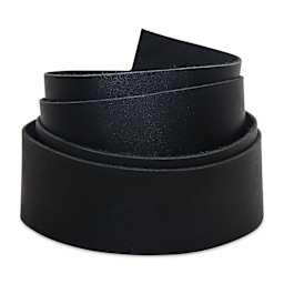 Realeather Leather Strip - Black, 1-1/2" x 42"