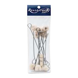 Realeather Wool Daubers - Pkg of 10, front of the packaging