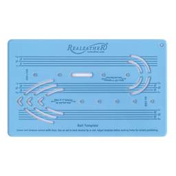 Realeather Acrylic Belt Template - 5-1/2" x 12", out of packaging