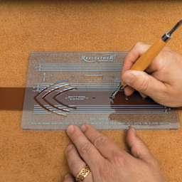 Realeather Acrylic Belt Template - 5-1/2" x 12"