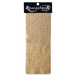 Realeather Metallic Leather Trim Pieces - Front of Gold package