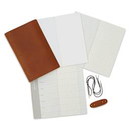 Realeather Leather Kit - Rustic Triumph Travel Journal, contents