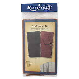 Realeather Leather Kit - Rustic Triumph Travel Journal, packaging