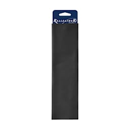 Realeather Deertan Leather Trim - Black, 11" x 8-1/2", packaging