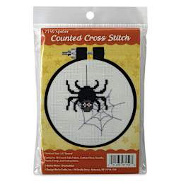 Design Works Counted Cross Stitch Kit - Spider, 3-1/2", front of packaging