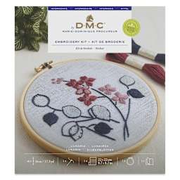 DMC The Designer Collection Eco Vita Embroidery Kit - Lunaria Flowers - front of packaging