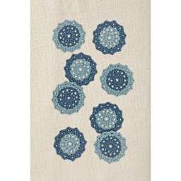 DMC Mindful Making Easy Crochet Mandala Coasters Kit - finished examples