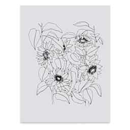 The Plant Lady: A Floral Coloring Book with Succulents and Flowers, Book Page