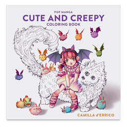 Pop Manga Cute and Creepy Coloring Book, Cover