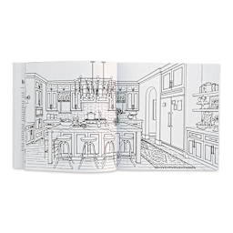 Color at Home Coloring Book (kitchen spread)