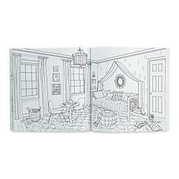 Color at Home Coloring Book (child's bedroom spread)