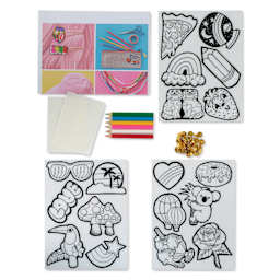 Yellow Owl Workshop DIY Pin and Flair Kit, contents