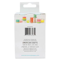 We R Memory Keepers Wick Plastic Candle Mold - Cylinder back of packaging