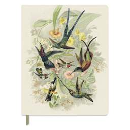 Fringe Studio Hummingbird Paperback Notebook - 7-1/2" x 9-1/2", 208 Pages