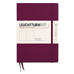 Leuchtturm1917 Blank Hardcover Notebook - Port Red, 5-3/4" x 8-1/4"