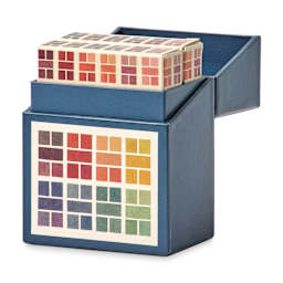 Roomytown Watercolor Swatches Playing Card Set, open packaging