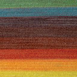 Lion Brand Mandala Yarn - Thunderbird, 590 yards close up showing completed pattern texture